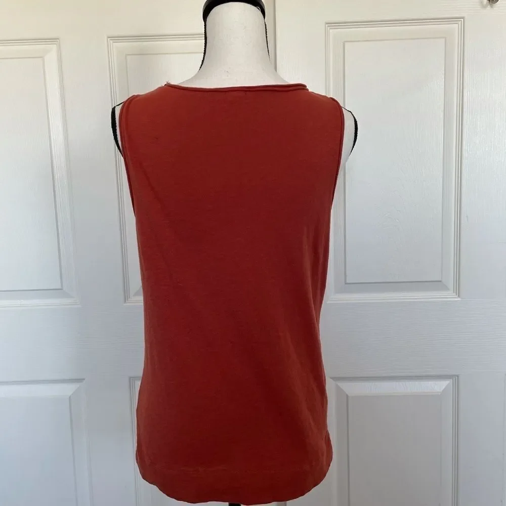 J. Crew Burnt Orange Tank, Medium